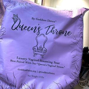 Goddess Detox Queen’s Throne Vaginal Steaming Seat! New/ever used! Yoni steam💕